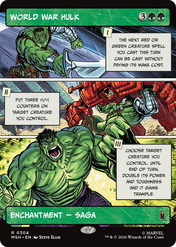 World War Hulk - Panel Showcase (MSH) (Pre-Order)