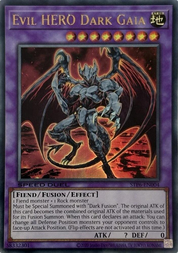 Evil HERO Dark Gaia - STP6-EN004 - Ultra Rare