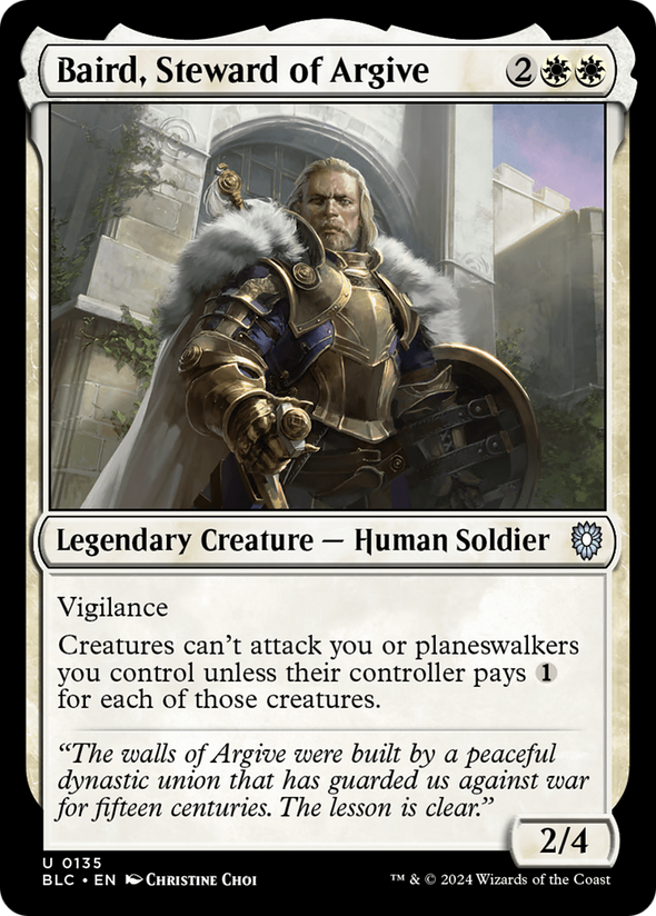 Baird, Steward of Argive (BLC)