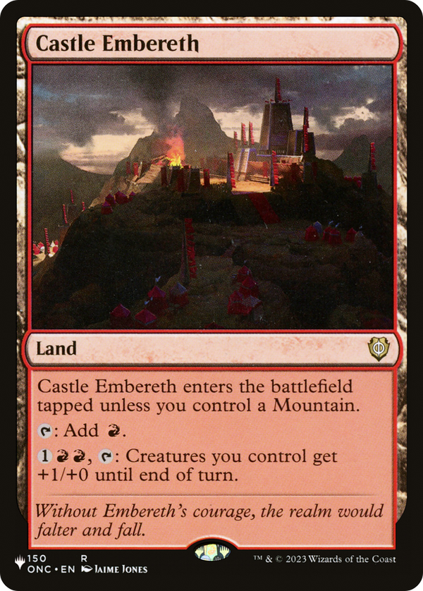 Castle Embereth - ONC Reprint (PLST)