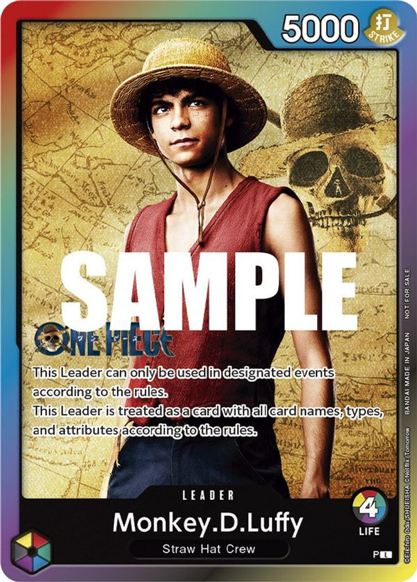 Monkey.D.Luffy (Leader Pack - Live Action) (Sealed Battle 2023 Vol. 1) - Promo
