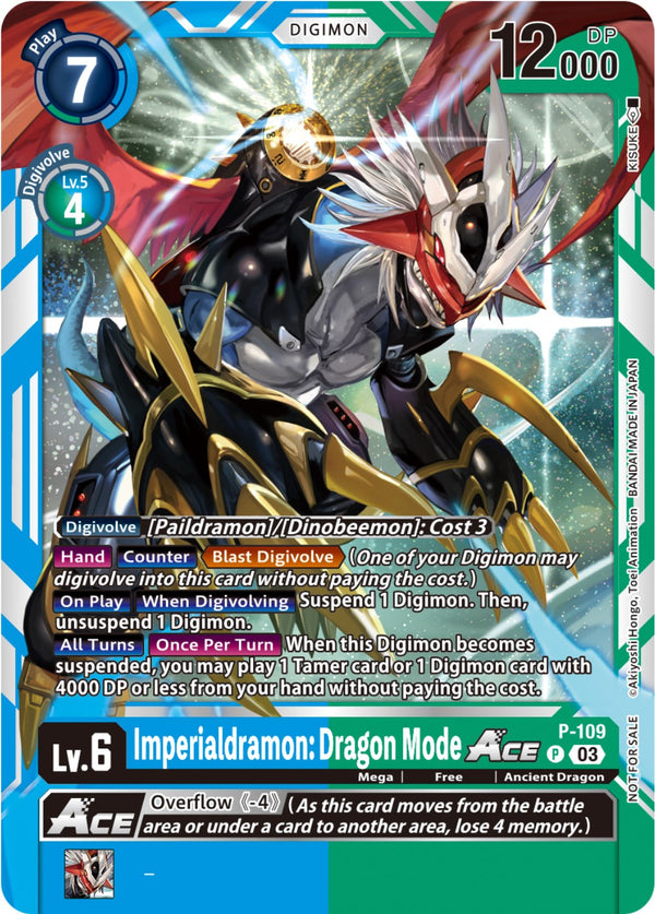 Imperialdramon: Dragon Mode ACE (NYCC 2023 Demo Deck) - P-109 - Promo