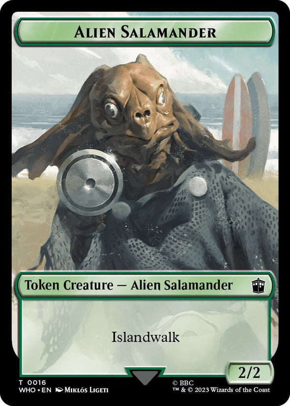 Alien Insect // Alien Salamander Token (TWHO)