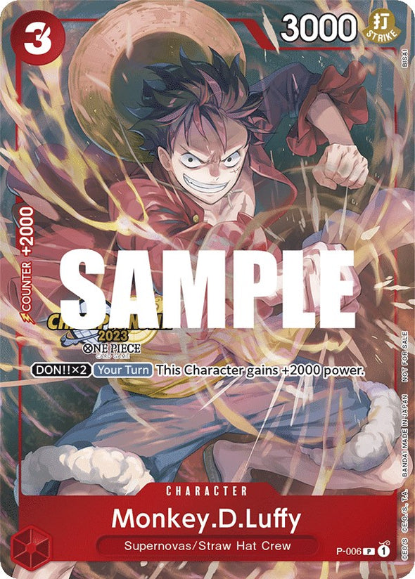 Monkey.D.Luffy (006) (CS 2023 Celebration Pack) - P-006 - Promo