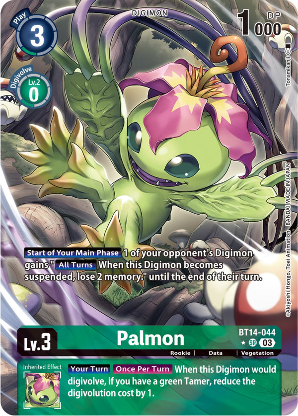 Palmon (Alternate Art) - BT14-044 - Super Rare