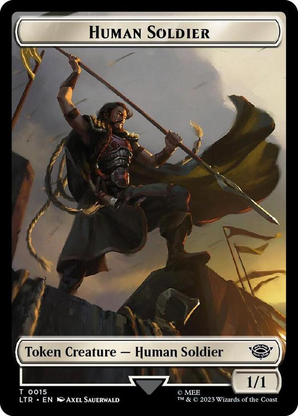 Food (023) // Human Soldier (015) Token (Surge Foil) (TLTR)