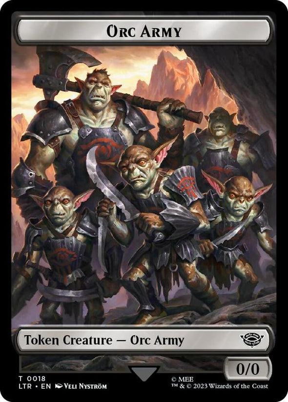 Food (023) // Orc Army (018) Token (Surge Foil) (TLTR)