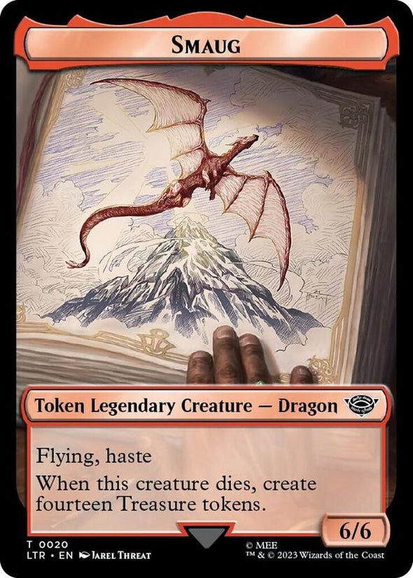 Food (022) // Smaug Token (Surge Foil) (TLTR)
