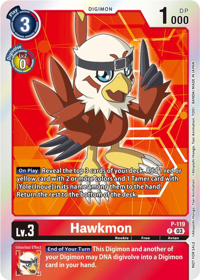 Hawkmon  - P- 119 (Tamer Party Pack -The Beginning- Ver. 2.0) - P-119 - Promo