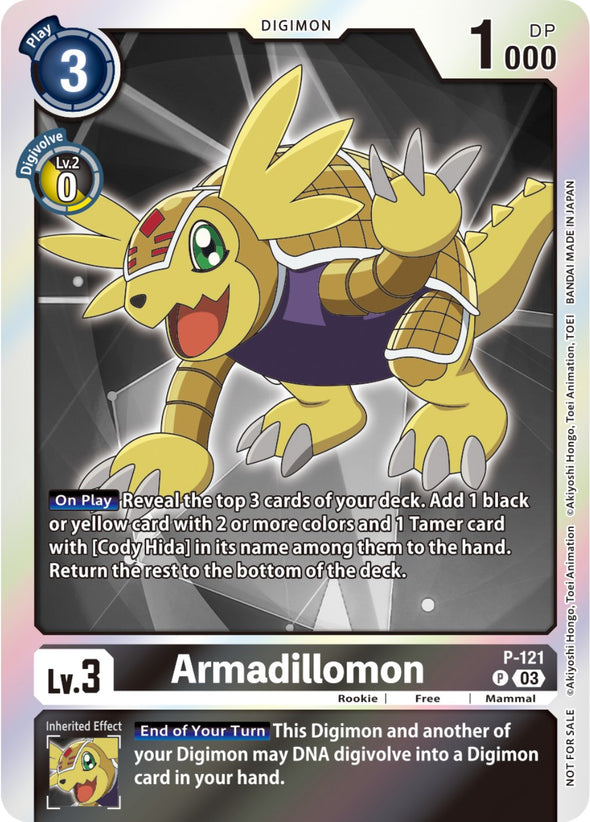 Armadillomon - P-121 (Tamer Party Pack -The Beginning- Ver. 2.0) - P-121 - Promo