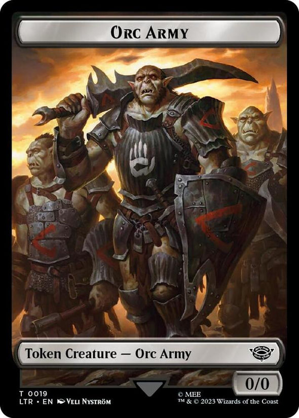 Food (010) // Orc Army (006) Token (Foil) (TLTR)