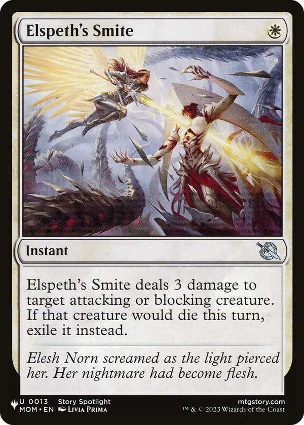 Elspeth's Smite - MOM Reprint (PLST)