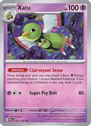 Xatu - 072/182 - Rare - Theme Deck Exclusive