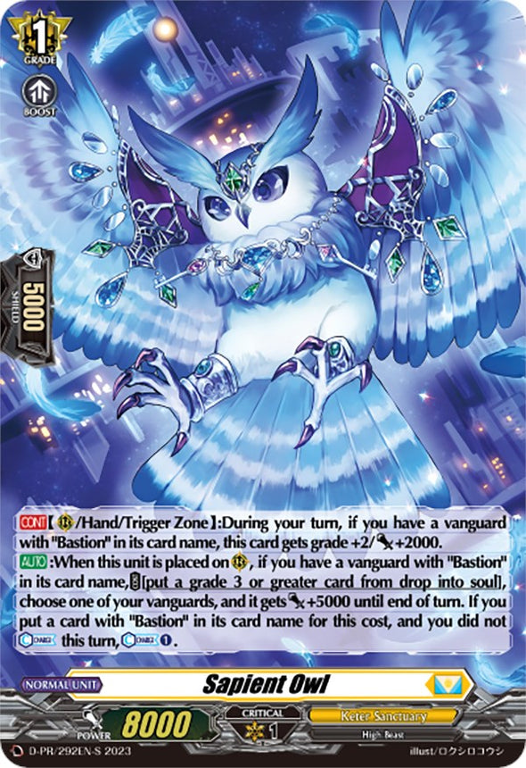 Sapient Owl (Foil) - D-PR/0292EN-S - Promo