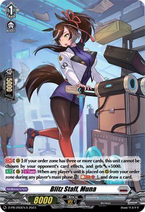 Blitz Staff, Muna (Foil) - D-PR/293EN-S - Promo