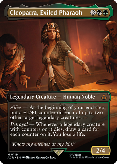 Cleopatra, Exiled Pharaoh - Borderless (ACR)