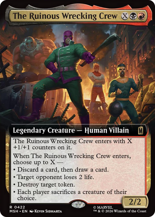 The Ruinous Wrecking Crew - Extended Art (MSH) (Pre-Order)