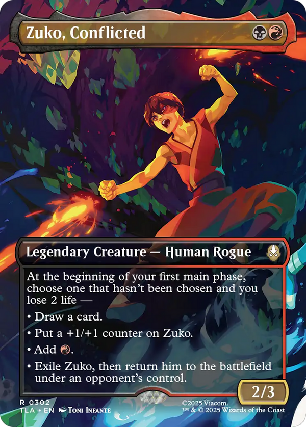 Zuko, Conflicted - Borderless (TLA)