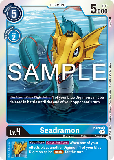 Seadramon - P-098 (Limited Card Pack Ver.2) - Promo