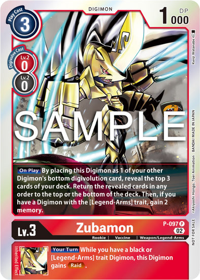 Zubamon - P-097 (Limited Card Pack Ver.2) - Promo