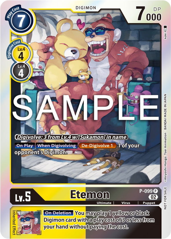 Etemon - P-099 (Limited Card Pack Ver.2) - Promo