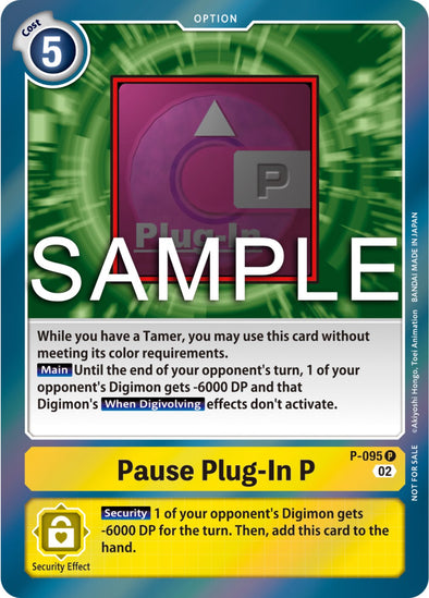 Pause Plug-In P - P-095 (3rd Anniversary Update Pack) - Promo