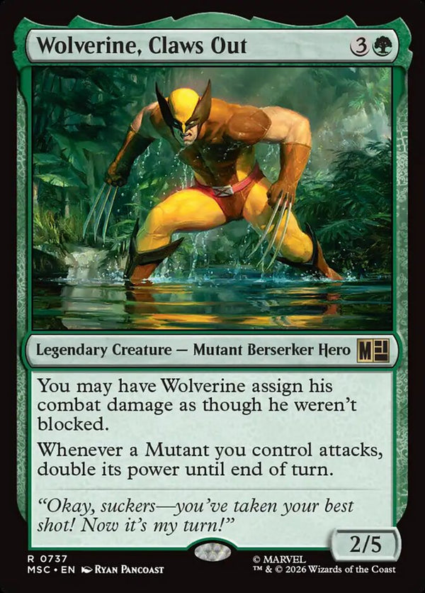 Wolverine, Claws Out (MSC)