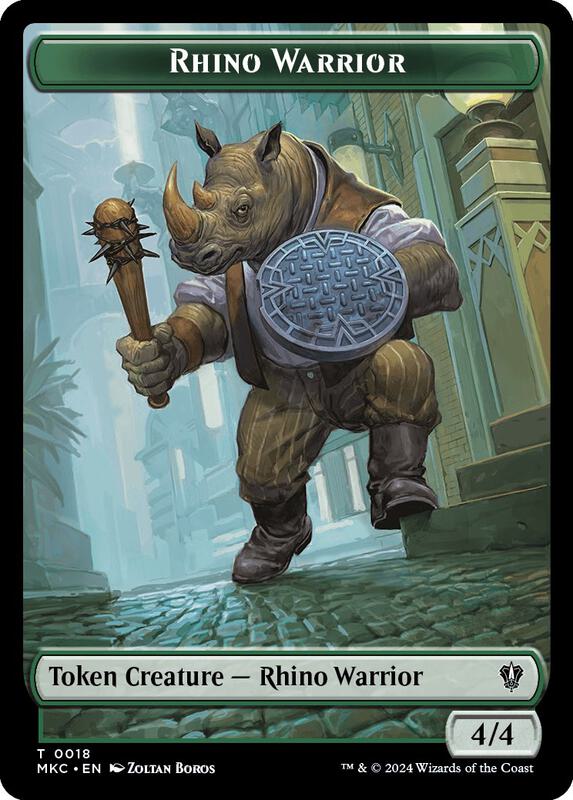 Thopter // Rhino Warrior Token (TMKC)