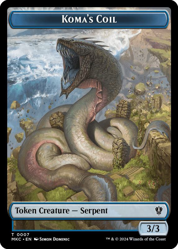 Tentacle // Koma's Coil Token (TMKC)