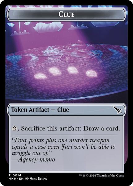 Clue (014) // A 0041 Token (TMKM)