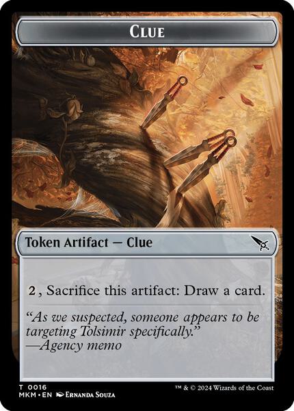 Clue (016) // A 0043 Token (TMKM)