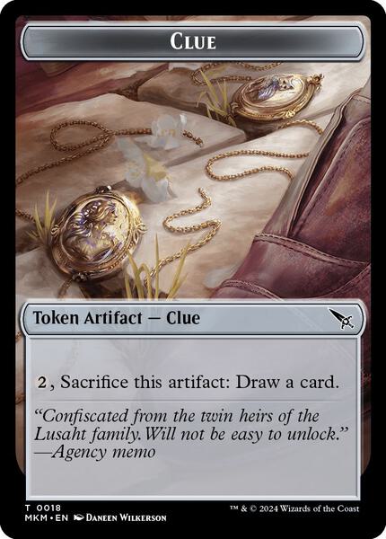 Clue (018) // A 0045 Token (TMKM)