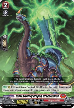Blast Artillery Dragon, Brachioforce - D-PR/340EN - Promo