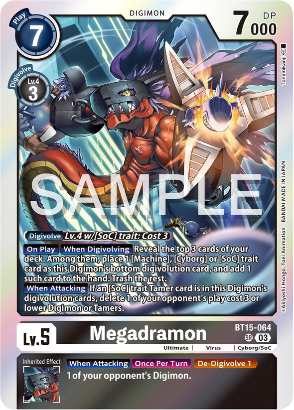 Megadramon - BT15-064 - Super Rare