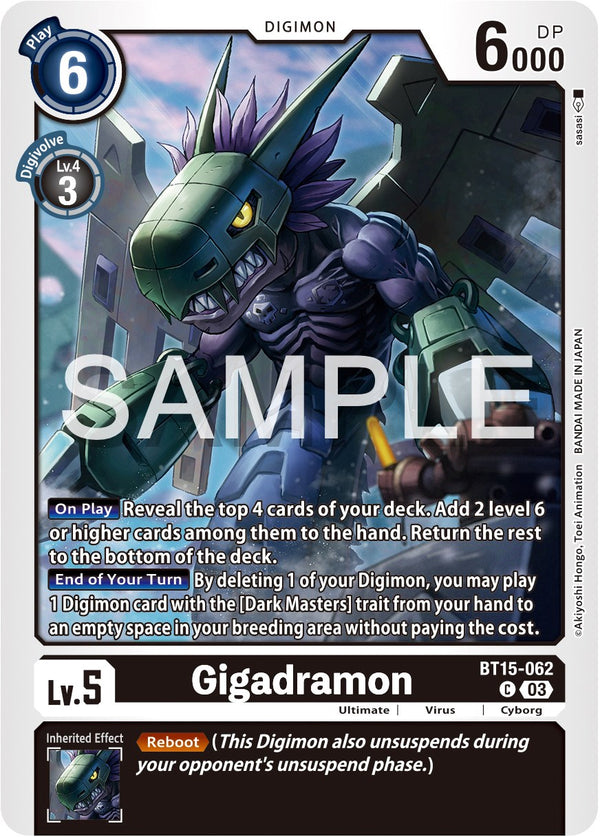 Gigadramon - BT15-062 - Common