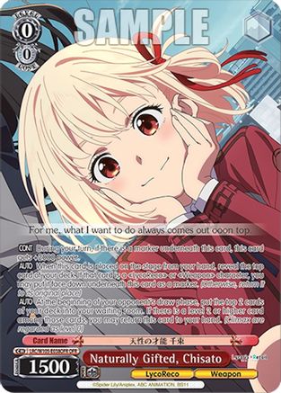 Naturally Gifted, Chisato (OFR) - LRC/W105-E038OFROFR - Over-Frame Rare