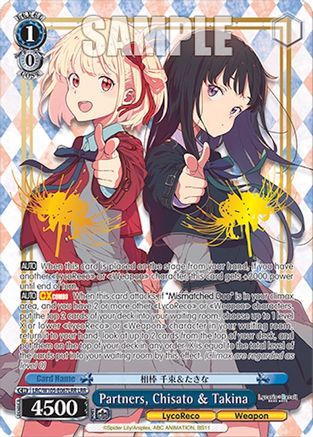 Partners, Chisato & Takina (LRR) - LRC/W105-E067LRRLRR - Lico Rico Rare