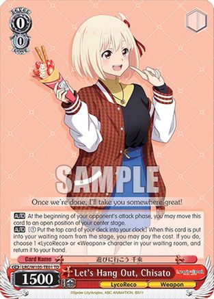 Let's Hang Out, Chisato - LRC/W105-TE01TD - Trial Deck