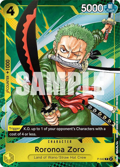 Roronoa Zoro (Event Pack Vol. 3) - P-042 - Promo