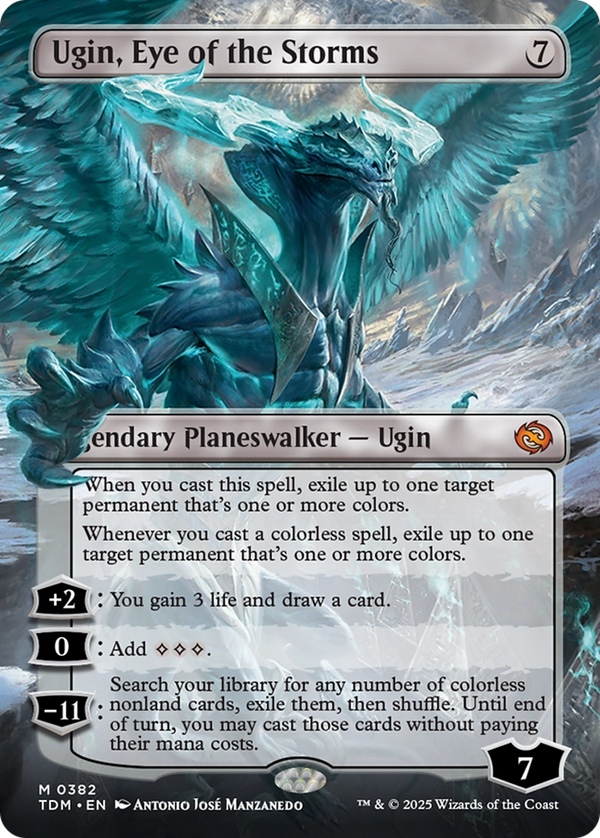 Ugin, Eye of the Storms - Reversible Borderless (TDM)