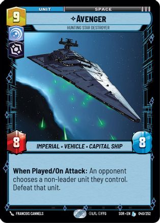 Avenger - Hunting Star Destroyer - 040/252 - Legendary