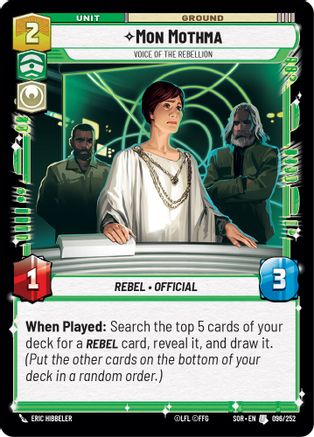 Mon Mothma - Voice of the Rebellion - 096/252 - Uncommon