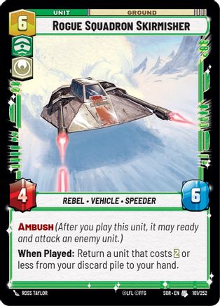 Rogue Squadron Skirmisher - 101/252 - Uncommon