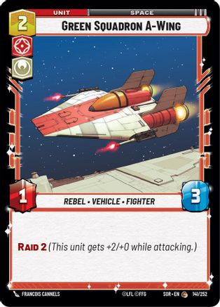 Green Squadron A-Wing - 141/252 - Common