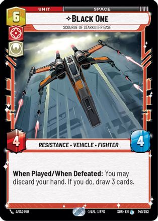 Black One - Scourge of Starkiller Base - 147/252 - Legendary