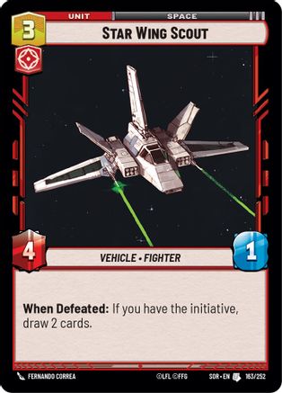 Star Wing Scout - 163/252 - Uncommon