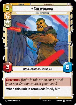 Chewbacca - Loyal Companion - 196/252 - Uncommon