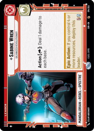 Sabine Wren - Galvanized Revolutionary - 014/252 - Common