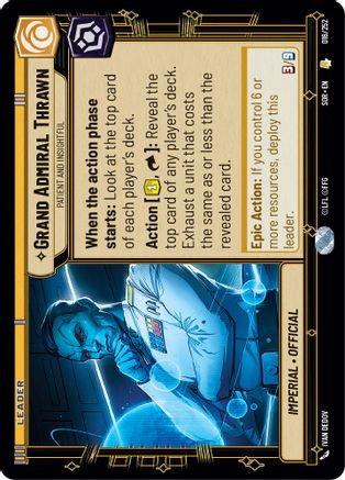 Grand Admiral Thrawn - Patient and Insightful - 016/252 - Rare