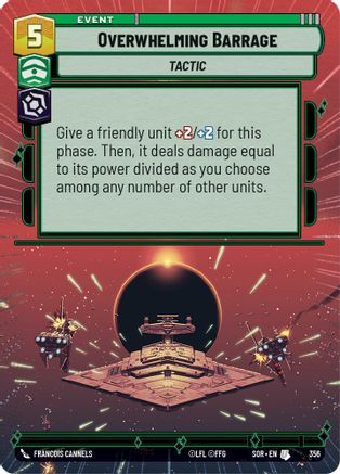 Overwhelming Barrage (Hyperspace) - 356 - Uncommon